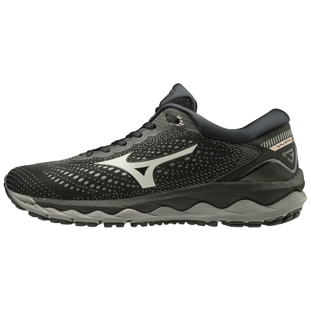 Mizuno WAVE SKY 3 Női Futócipő Fekete/Szürke BWJ341502